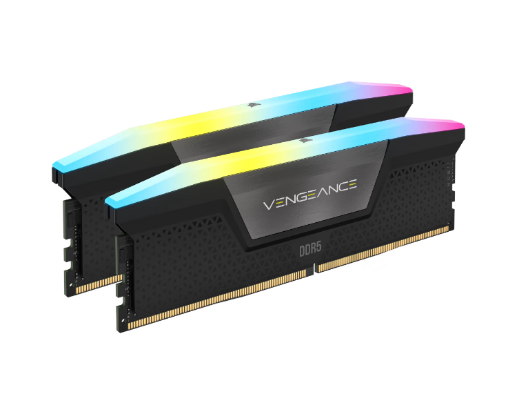 DDR5 64 GB(2X32KIT) 6000 VENGEANCE RGB BLACK CORSAIR