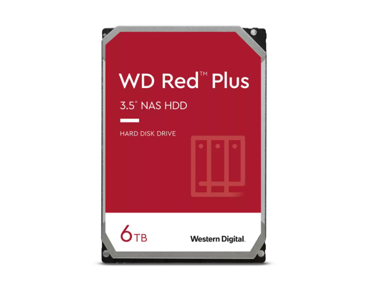 DISCO DURO 6 TB 3.5" SATA WD RED PLUS