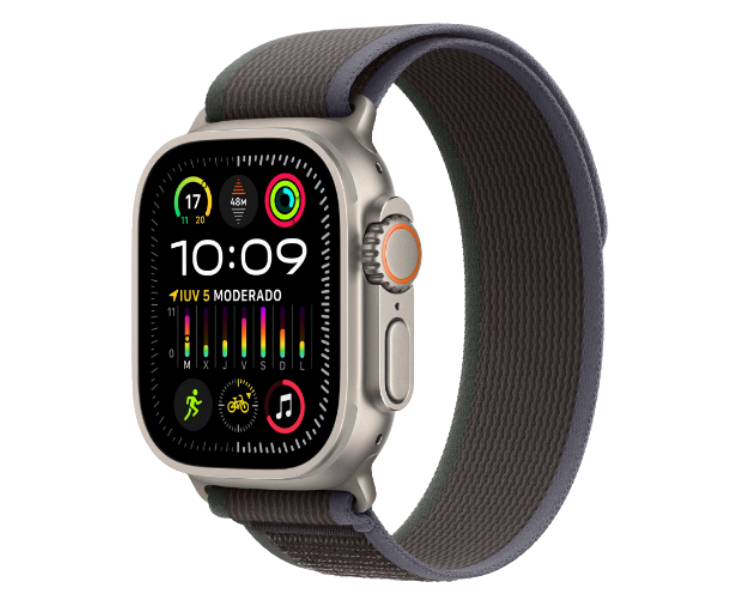 APPLE WATCH ULTRA 2 CAJA TITANIO GPS+CELL 49mm CORREA LOOP BLUE/BLACK TRAIL S/M