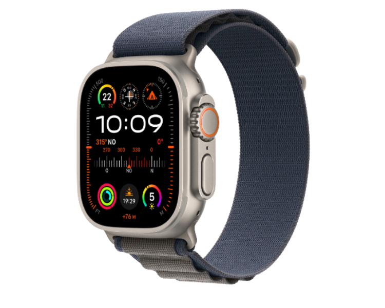 APPLE WATCH ULTRA 2 CAJA TITANIO GPS+CELL 49mm CORREA LOOP BLUE ALPINE TALLA L