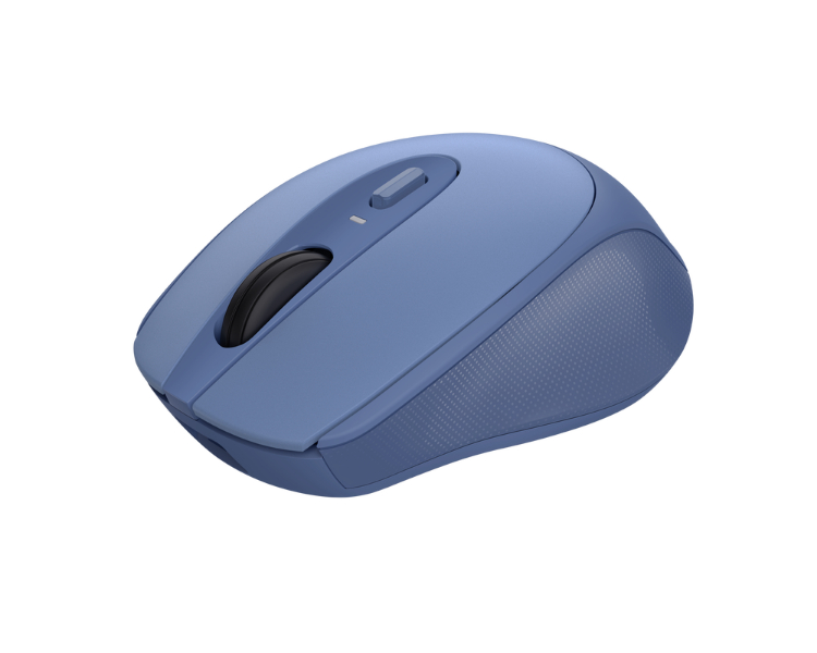 RATON OPTICO WIRELESS RECARGABLE ZAYA AZUL TRUST