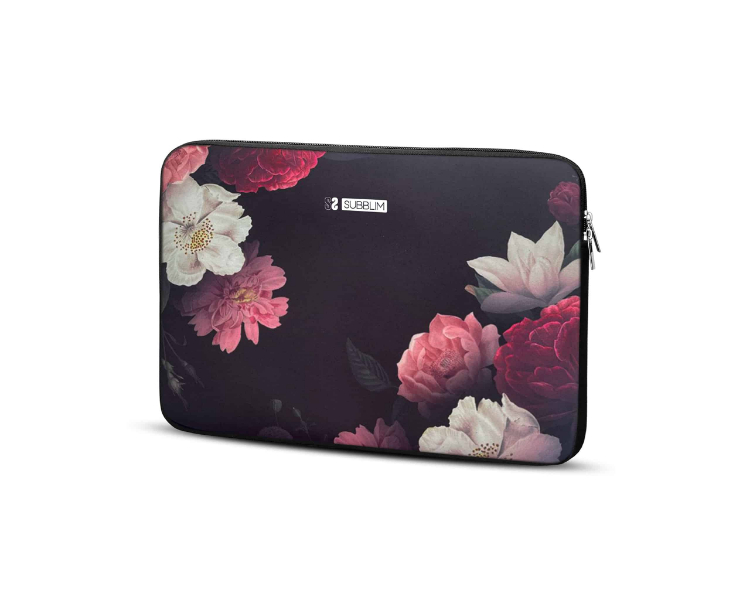 FUNDA NEOPRENO SLEEVE 15.6" FLOWERS SUBBLIM