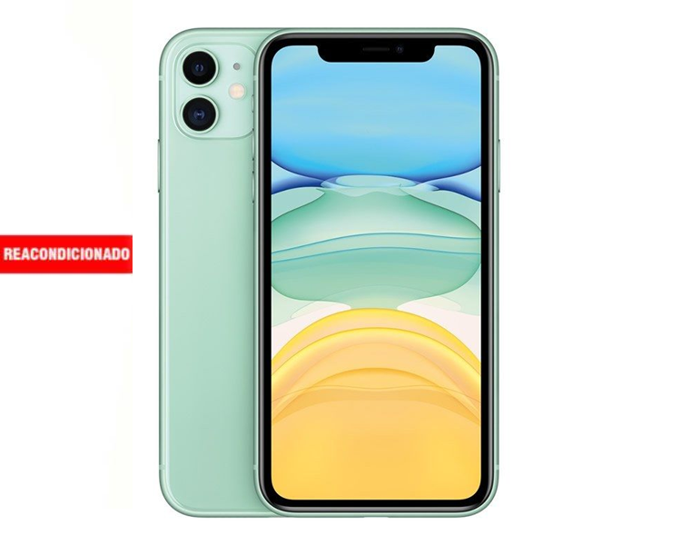 APPLE iPHONE 11 128GB GREEN REACONDICIONADO GRADO B