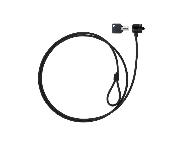 CABLE LOCK DE SEGURIDAD CON LLAVE PARA PORTATILES 1.5M GRIS TOOQ