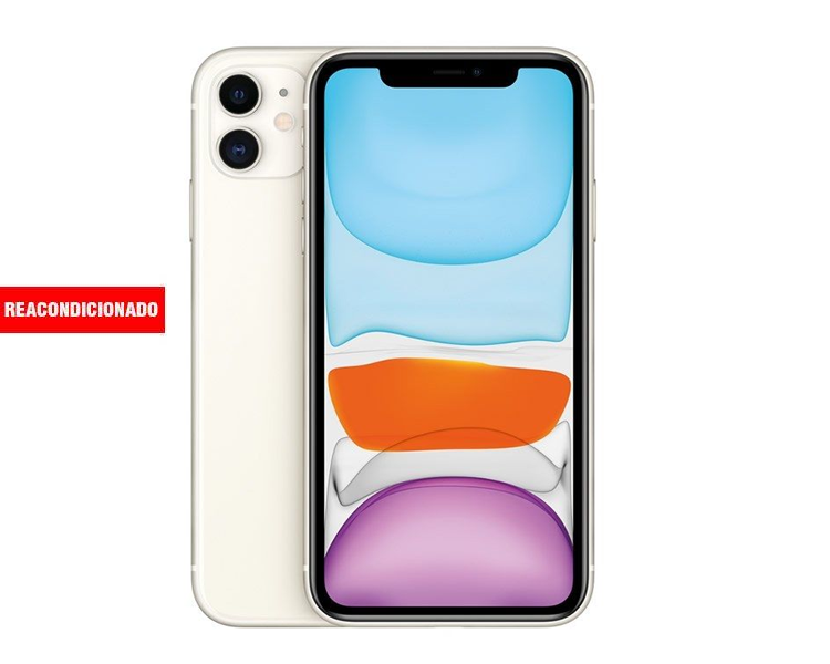 APPLE iPHONE 11 256GB WHITE REACONDICIONADO GRADO B
