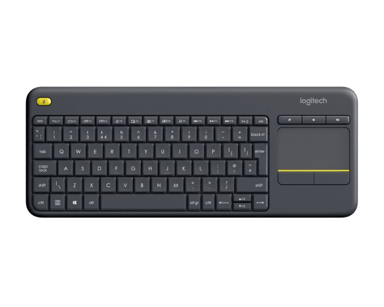 TECLADO WIRELESS K400 PLUS TOUCH PAD NEGRO LOGITECH