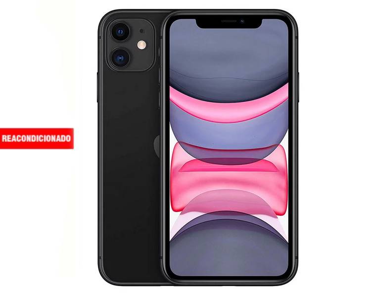 APPLE iPHONE 11 64GB BLACK REACONDICIONADO GRADO B