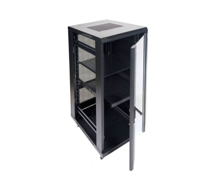ARMARIO DE SUELO RACK 19´´ 22U 600x800 PUERTA PERFORADA