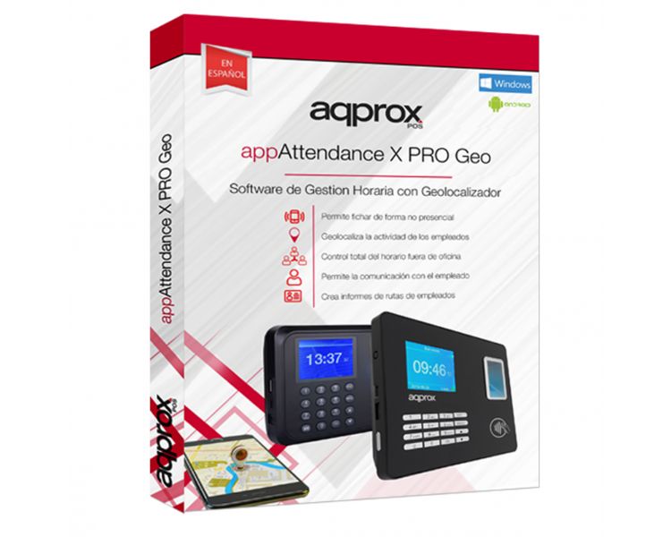 SOFTWARE CONTROL DE PRESENCIA APPATTENDANCE X-PRO GEO