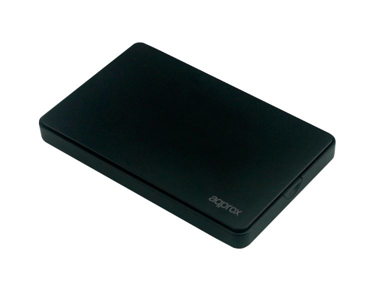 CAJA EXTERNA USB 2.5" SATA 3.0 SCREWLESS NEGRO APPROX