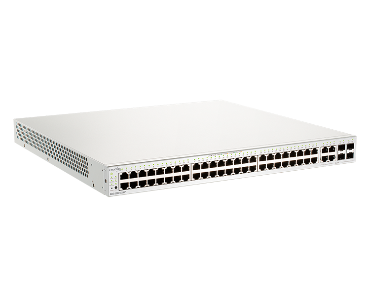 D-LINK SWITCH SMART NUCLIAS CLOUD 52 PUERTOS 10/100/1Gbit w/4 Gbit.SFP 370W PoE+