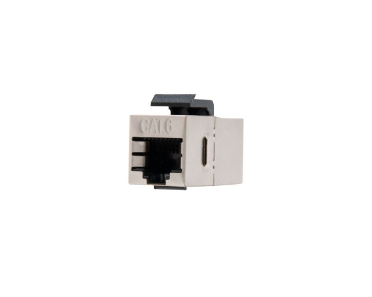 EMPALME RJ45 CAT.6 STP NEGRO NANOCABLE