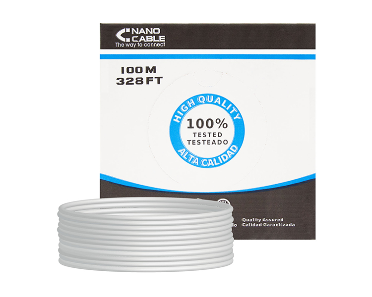 CABLE DE RED UTP CAT6 100 M NANOCABLE