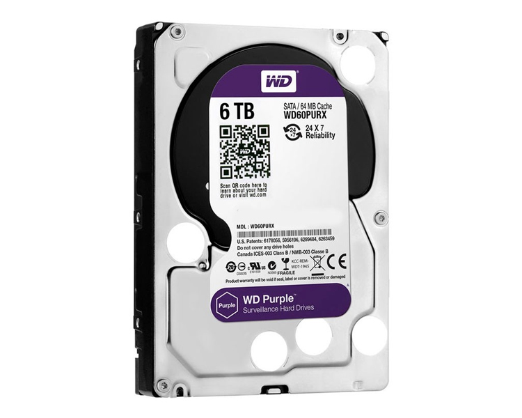 DISCO DURO 6 TB 3.5 " SATA WD PURPLE