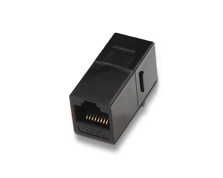 EMPALME RJ45 CAT.6 UTP NEGRO NANOCABLE