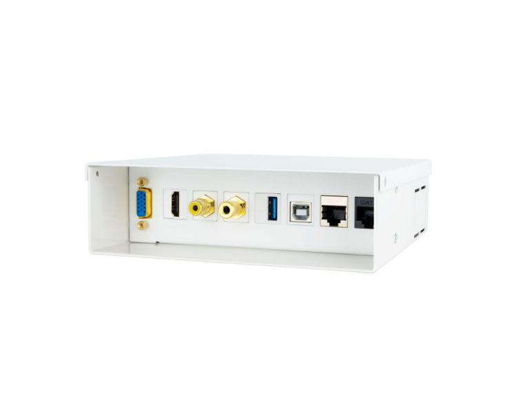 CAJA CONEXION MULTIMEDIA BLANCO NANOCABLE