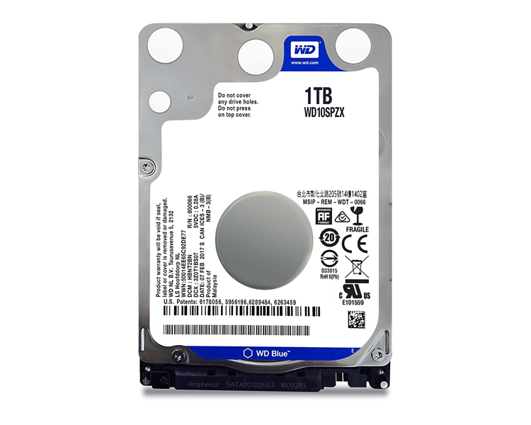 DISCO DURO 1 TB 2.5" SATA BLUE WD