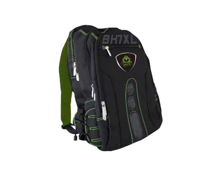 MOCHILA GAMING BK7GXL 17" NEGRO/VERDE KEEPOUT
