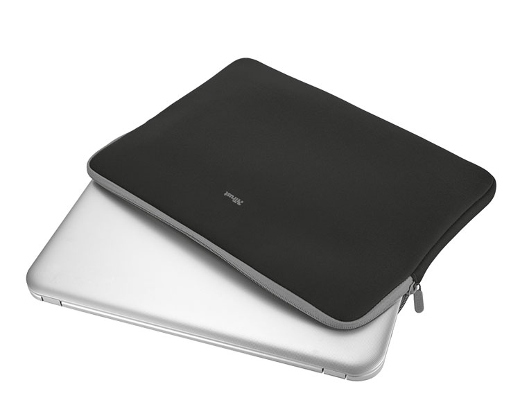 FUNDA PROTECTORA NEOPRENO 15.6" NEGRO TRUST
