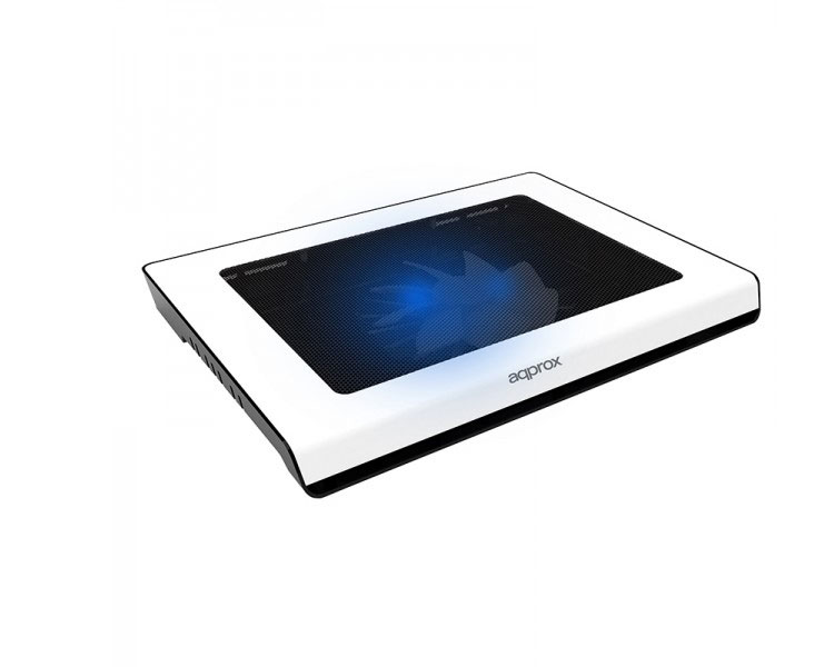 LAPTOP COOLER PAD 14" 2 LEDS BLANCO APPROX