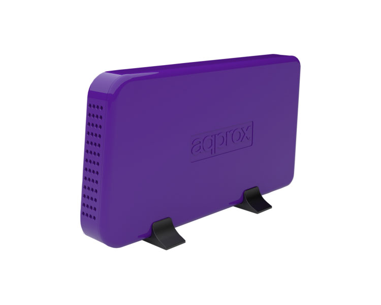 CAJA EXTERNA USB 3.5" SATA 3.0 MORADO APPROX