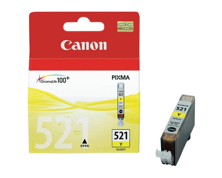 CARTUCHO TINTA AMARILLO CANON CLI521Y