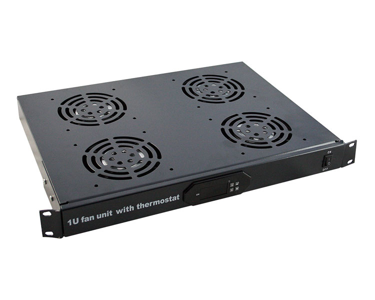 TERMOREGULADOR DIGITAL 4 VENTILADORES 1U ARMARIO