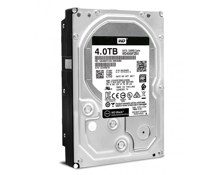 DISCO DURO 4 TB 3.5" SATA WD BLACK