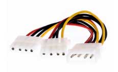 CABLE ALIMENTACION MOLEX 2 CONECTORES 20 CM NANOCABLE