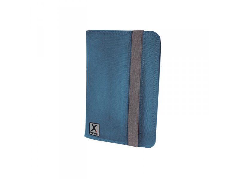 FUNDA UNIVERSAL TABLET 7´´ NYLON AZUL + SOPORTE APPROX