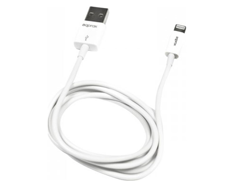 CABLE DATOS/CARGADOR USB LIGHTNING 1M APPROX