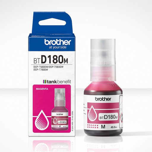 [44823] CARTUCHO BOTELLA TINTA MAGENTA BTD180M BROTHER