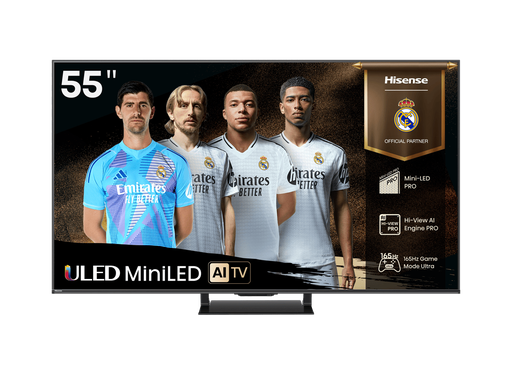 [44708] TELEVISOR 55" MINILED UHD 4K QUANTUM DOT 165Hz 55U7Q PRO SMART TV HISENSE
