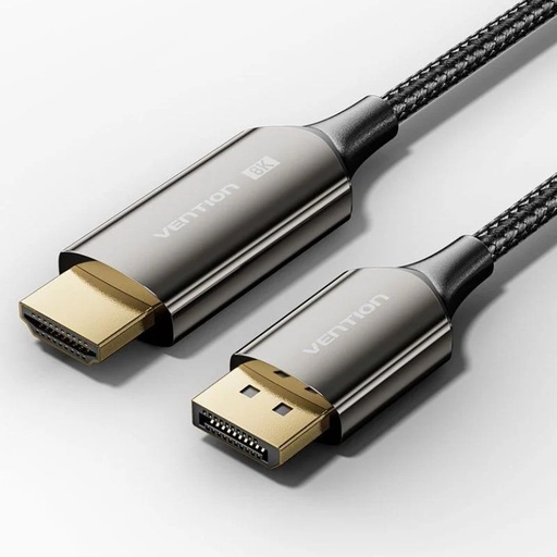 [44330] CONVERSOR DISPLAYPORT/M 1.4 A HDMI/M 2.1 5 M 8K NEGRO VENTION