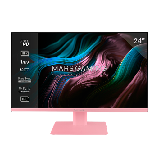 [44289] MONITOR GAMING MV-24 SLIM 24" ROSA MARS GAMING