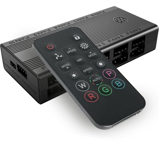 [44280] CONTROLADORA HUB A-RGB MF-HUB NEGRO MARS GAMING