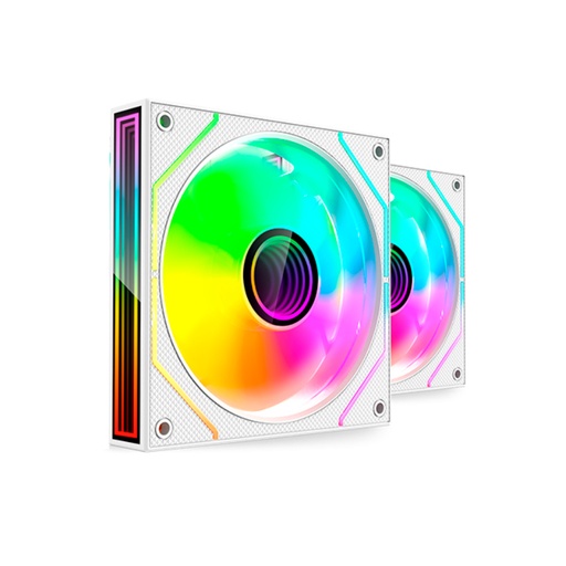 [44279] KIT 2 VENTILADORES AUXILIAR MF-3D PROX2R BLANCO MARS GAMING