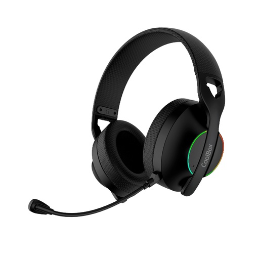 [44264] AURICULAR BLUETOOTH CON MICROFONO WB01 RGB NEGRO COOLBOX