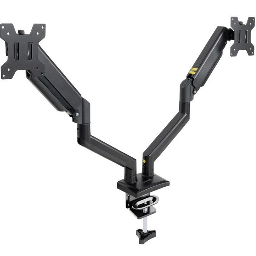 [44169] SOPORTE MESA 2 MONITORES 13''-34'' NEGRO TOOQ