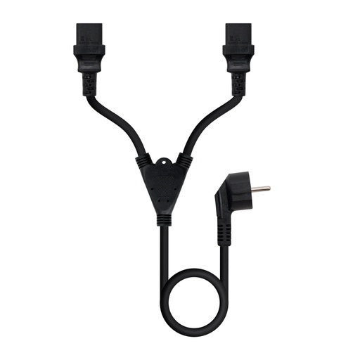 [44062] CABLE ALIMENTACION CEE7/M A 2xC13/H 3 M NANOCABLE