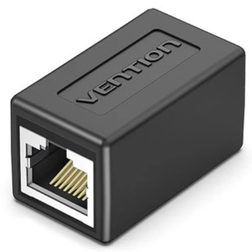 [43973] ADAPTADOR CONECTOR RJ45 CAT6 FTP/H NEGRO (5 uds) VENTION
