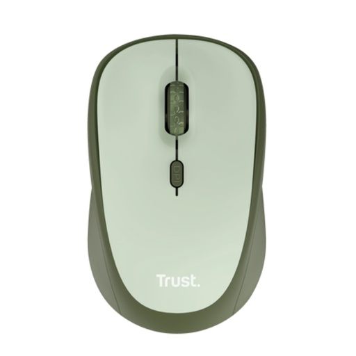 [43875] RATON OPTICO YVI+ WIRELESS SILENCIOSO VERDE TRUST