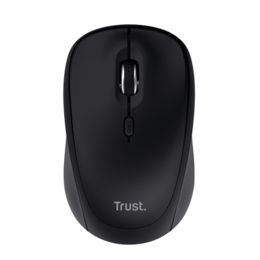 [43868] RATON OPTICO YVI+ WIRELESS MULTIDISPOSITIVO NEGRO TRUST
