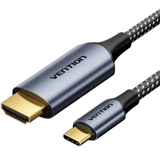 [43820] CONVERSOR USB-C A HDMI/M 8K 1 M NEGRO VENTION