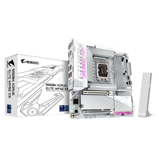 [43616] PLACA BASE B860M AORUS ELITE WIFI6E ICE GIGABYTE