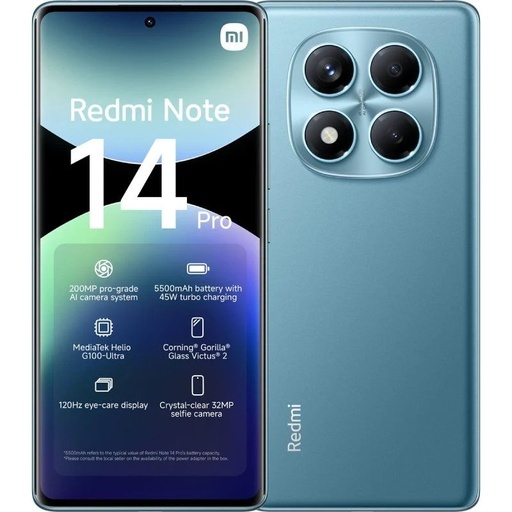 [43589] SMARTPHONE REDMI NOTE 14 PRO (8+256GB) BLUE XIAOMI