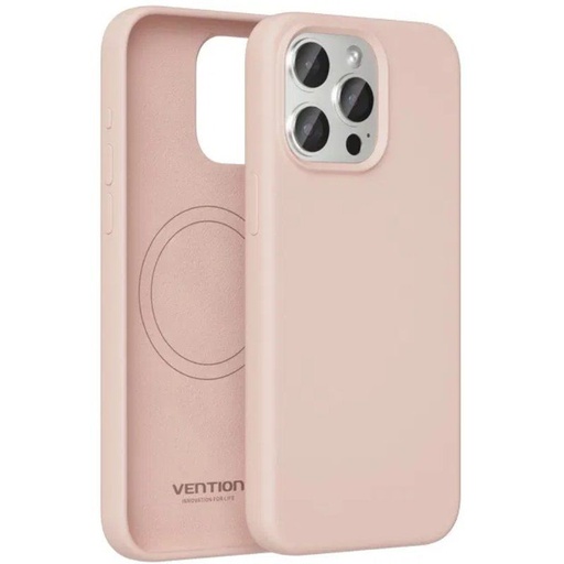 [43519] FUNDA SILICONA MAGSAFE IPHONE 13 PRO MAX ROSA VENTION