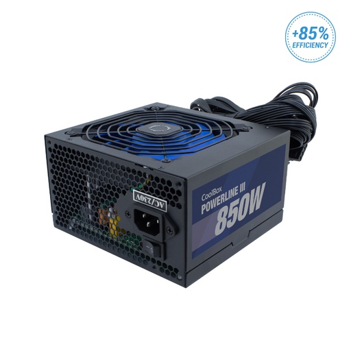 [43481] FUENTE ALIM. ATX 850W POWERLINE III COOLBOX