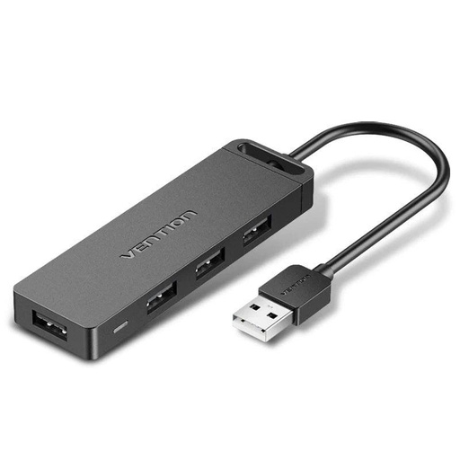[43415] HUB 4 PUERTOS USB 2.0 4xUSB 0.5 M GRIS VENTION