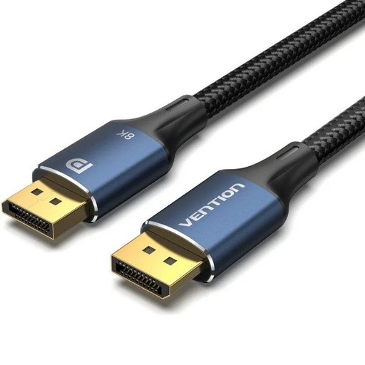 [43261] CABLE DISPLAYPORT 1.4 8K DP/M-DP/M TRENZADO 3 M AZUL VENTION
